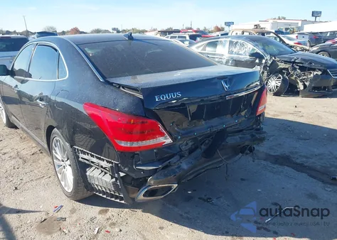 2015 Hyundai Equus Signature z USA, uszkodzony, nr VIN KMHGH4JH8FU098419